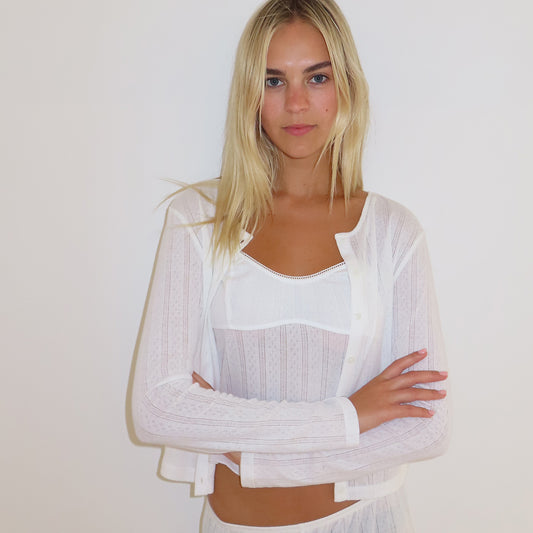 Sadie Cardigan White