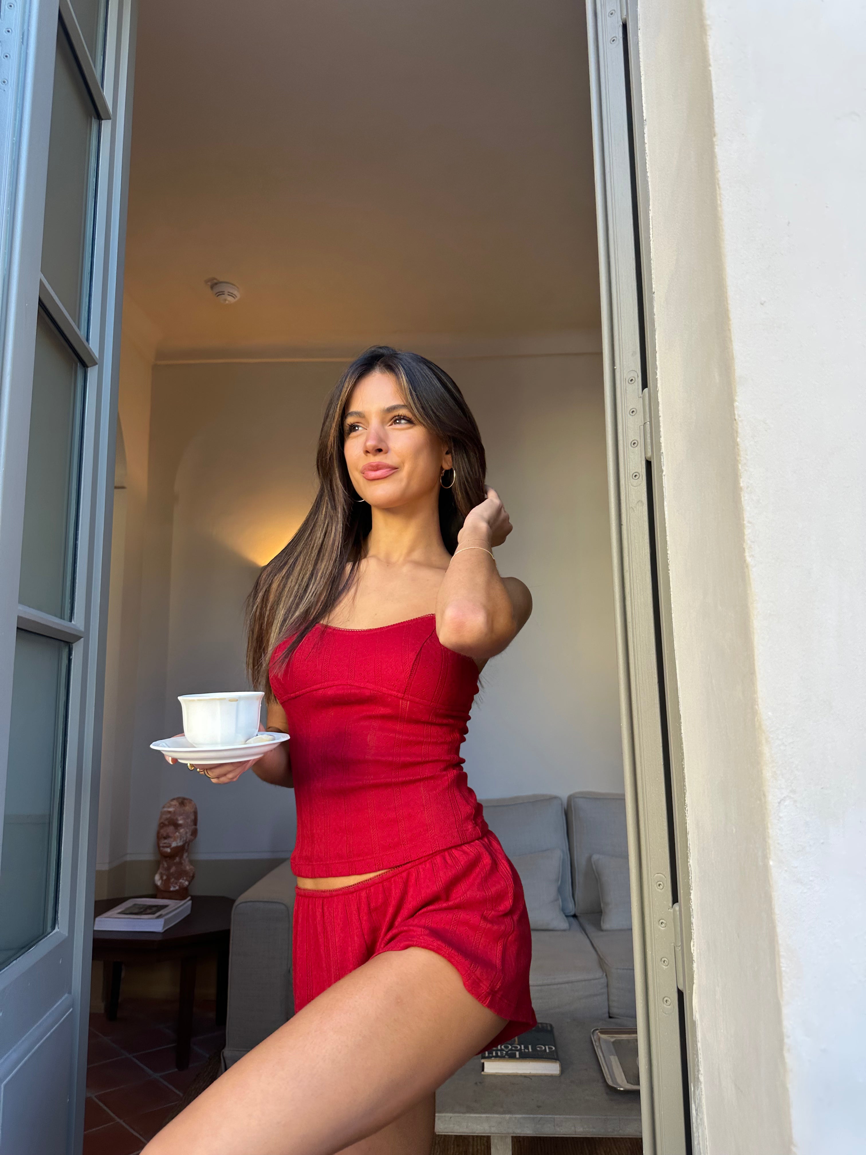 Bella Tank Cherry Ripe